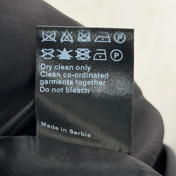 ME+EM Wool Blend Travel Tailoring Midi Skirt Black Pockets Size 2 US 6 UK - Picture 10 of 10